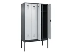 locker voor scheiding van kleding,HxBxD 2120x1200x500mm,4vak