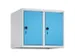 opzetkast,v. locker,2vak.,vak B 300mm,HxBxD 500x600x500mm,draaigrendel
