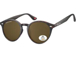 Zonnebril Montana met bruin gepolariseerd rond glas turtle