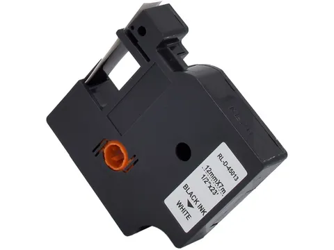 DYMO S0720530 D1 12mmx7m zwart op wit