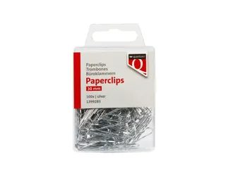 Paperclip Quantore 30mm rond 100 stuks zilver - 1