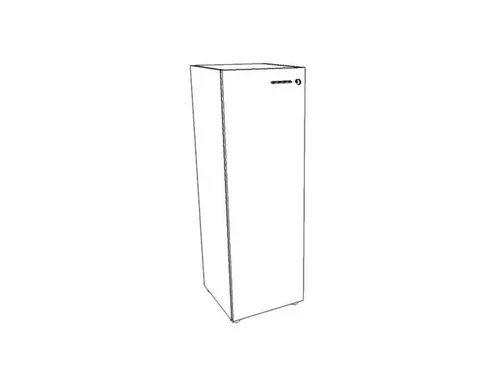 kantoorkast,HxBxD 1310x430x450mm,2xhouten vloer,3ordnerhoogte,romp wit