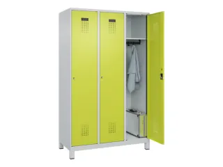 locker,HxBxD 1950x1200x500mm,3vak,vak B 400mm,cil.-slot,voeten - 1