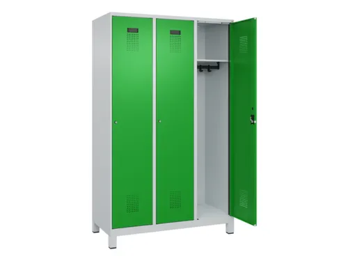 locker,HxBxD 1950x1200x500mm,3vak,vak B 400mm,cil.-slot,voeten