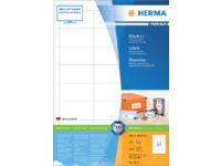 Etiket Herma 4632 64.6x33.8mm Premium Wit 4800 Stuks