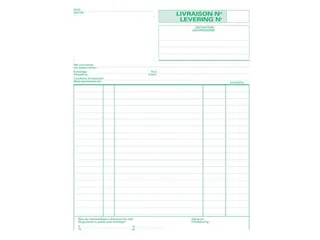 Exacompta Leveringen 21x18 Cm Tweetalig Tripli (3 X 50 Vel) - 1