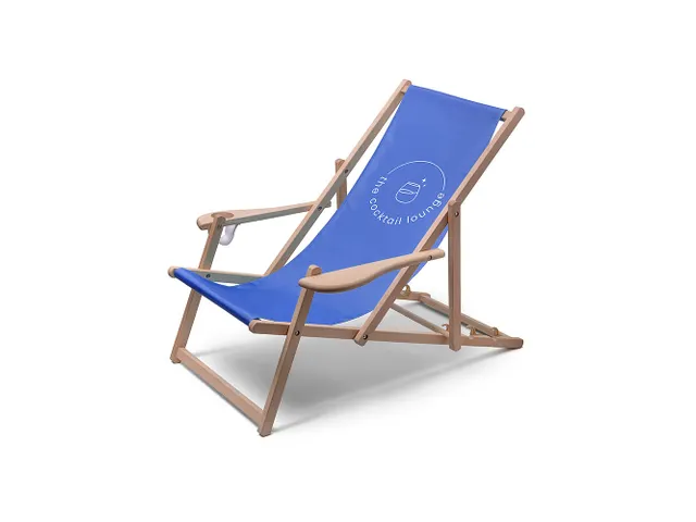 Strandstoel Relax Comfort beukenhout te personaliseren met print
