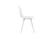 Chaise Visiteur 4 Pieds Blanc Assise Coque Plastique Blanc