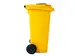 Container met rozet 120 Liter Geel