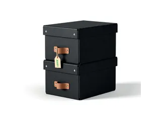 Leitz Puro Opbergdoos met deksel klein 7L set van 2 zwart - 7