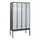 Z-garderobekast,HxBxD 2120x1200x500mm,vak B 150/300mm,draaigrendel