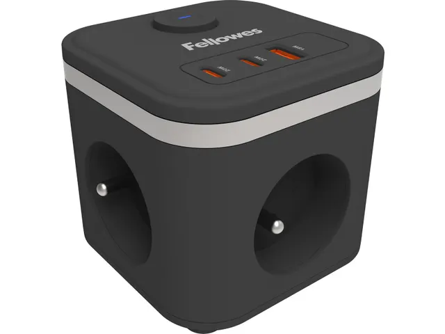 contactdoos Power Cube zwart voor België