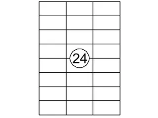 Etiket Quantore 70x37mm wit 2400st - 1