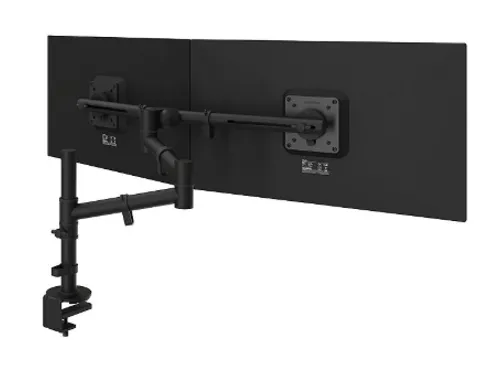 Monitorarm Viewgo Voor 2 Schermen 360° draaibaar Zwart