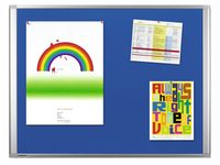 DYNAMIC textielbord blauw 90x180 cm