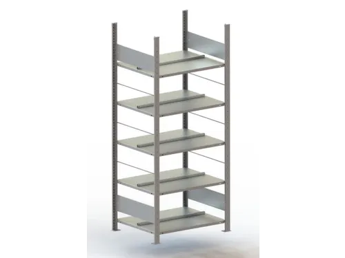 Inhaakstelling Basisveld Verzinkt 1850x806x636mm 5legborden 80kg