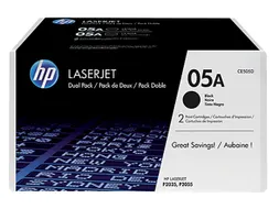 HP 05A CE505D Toner Zwart 2.3K Duopack Origineel