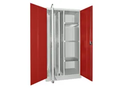 verticale kast,HxBxD 1950x1000x600mm,RAL7035,front RAL3000