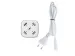 Smart USB Station Met 3 x USB + 1 x USB Fast Charge QC 3.0 + 1 x Type-