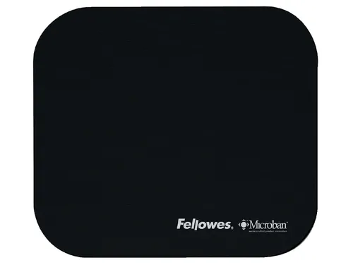 Muismat Fellowes microban antibacterieel zwart