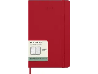 Agenda 2027 Moleskine 12M Weekly 7dag/1pagina large hc scarlet red - 1