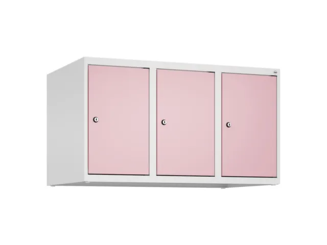 opzetkast,v. locker,3vak.,vak B 300mm,HxBxD 500x900x500mm,cilinderslot