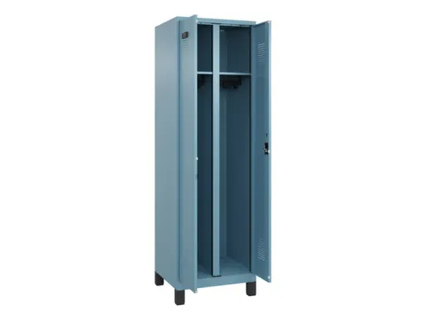 locker voor scheiding van kleding,HxBxD 1950x600x500mm,2vak