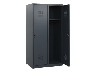 schoollocker,HxBxD 1530x800x500mm,2vak,vak B 400mm,draaigrendel - 1