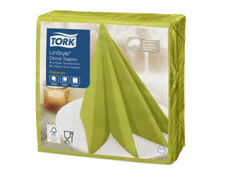 Tork 478876 Premium Linstyle Dinnerservet Pistache 600 Stuks - 1