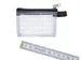 Trousse Foldersys PVC 80x50mm avec fermeture éclair noire