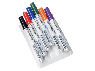 Viltstift Legamaster TZ 1 whiteboard rond 1.5-3mm assorti set à 6 stu - 1