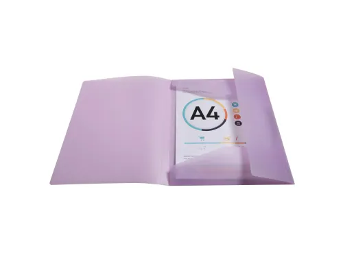 Elastomap Kreacover A4 3 Kleppen Assorti Pastel