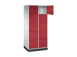 grootvolume-lockersysteem,RAL 7035/RAL 3003,HxBxD 1950x820x600mm - 1