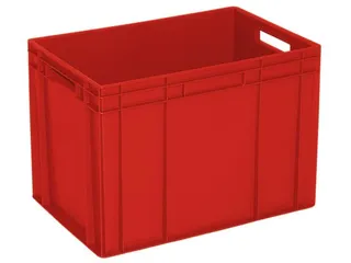 Euronorm Stapelkrat Pe 410x600x400mm 83liter Rood - 1