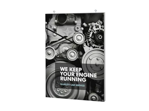 Textielframe 90mm Hangend 200x100cm LED verlicht