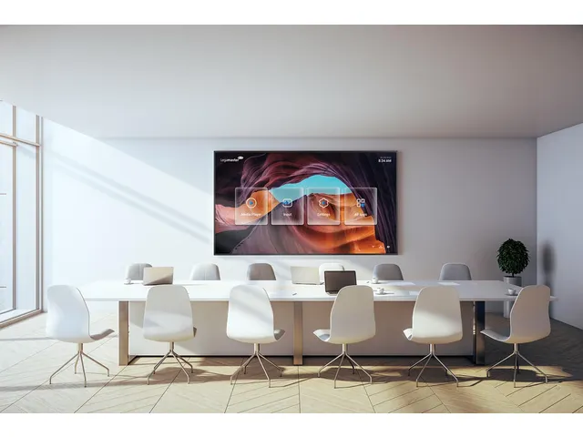 Ecran Discover 2 Professional 65 inch + Colonne murale