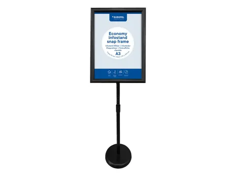 Infostandaard Europel Economy 25mm A3 Zwart