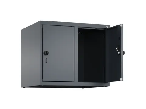 opzetkast,v. locker,2vak.,vak B 300mm,HxBxD 500x600x500mm,draaigrendel