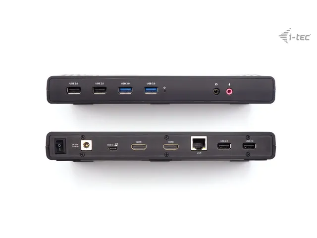 i-tec USB 3.0 / USB-C / Thunderbolt Dual Display Docking Station + Pow