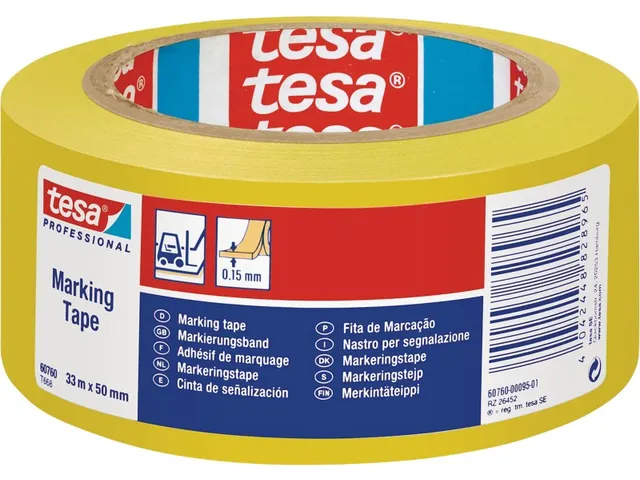 Markeringstape tesa Professional 60760 PV1 50mmx33m geel