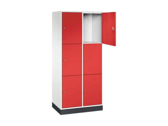 grootvolume-lockersysteem,HxBxD 1950x820x500mm,2x3vakken,cil.-slot