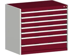 ladekast,HxBxD 900x1050x650mm,7lade(n),lade voor zware lasten