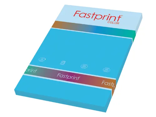 Kopieerpapier Quantore Colour A4 160 Gram Azuurblauw 50vel