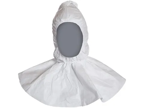 DuPont Tyvek wegwerp capuchon, wit, per stuk