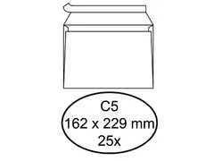 Envelop Quantore Bank C5 162x229mm wit Zelfklevend