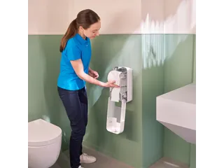 Tork OptiServe 558041 Hulsloos 2-rol Toiletpapier Dispenser T7 Wit - 5