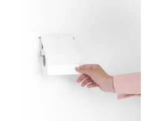Renew Toiletrolhouder met Klep Wit Brabantia - 3