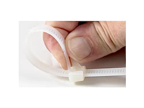 15cm Herbruikbare Kabelbinders wit nylon 100 stuks