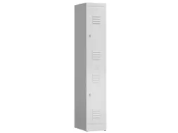 Dubbeldekse garderobekast 1800x310x500mm 1x2vak B 300mm RAL7035