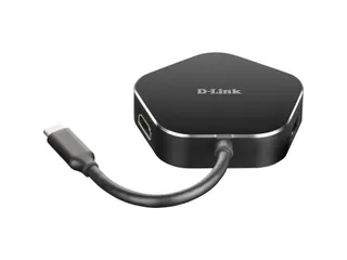D-Link DUB-M420 USB 3.2 Gen 1-hub 4 poorten Zwart - 1